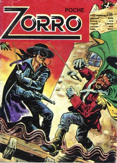 Scan de la Couverture Zorro SFPI Poche n 96